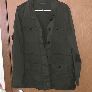 Massini green utility jacket